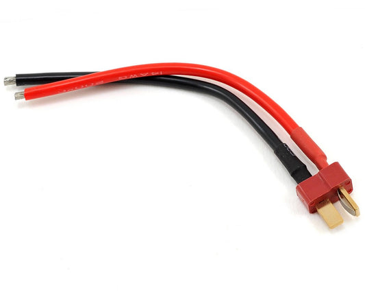 ProTek RC T-Style Ultra Plug Male Device Pigtail (10cm, 14awg wire) (1) (PTK-5201)