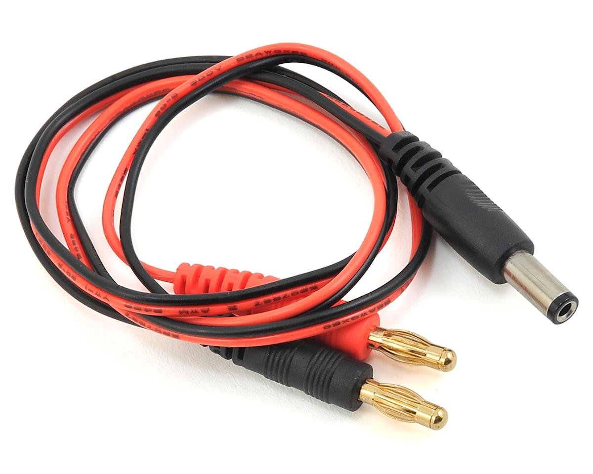 ProTek RC Transmitter Charge Lead (DC Plug to 4mm Banana Plugs) (PTK-5212)