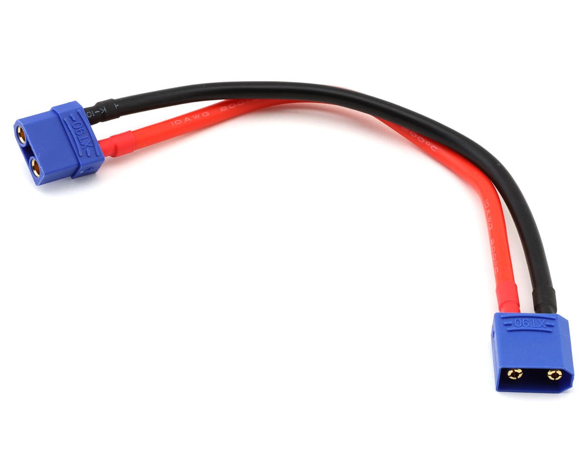 ProTek RC Heavy Duty XT90 Charge Lead (Male XT90 to Female XT90) (10awg) (PTK-5359)