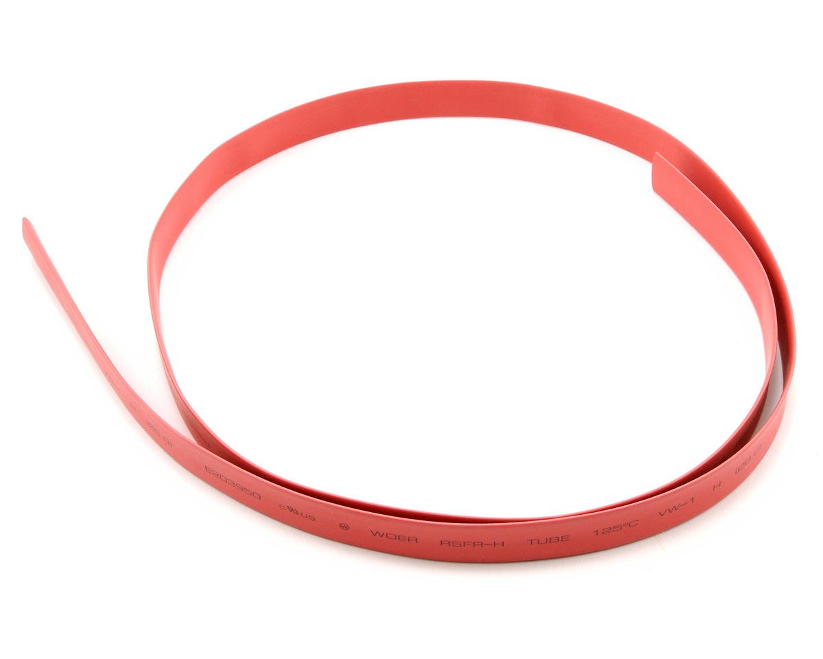 ProTek RC 8mm Red Heat Shrink Tubing (1 Meter) (PTK-5412)
