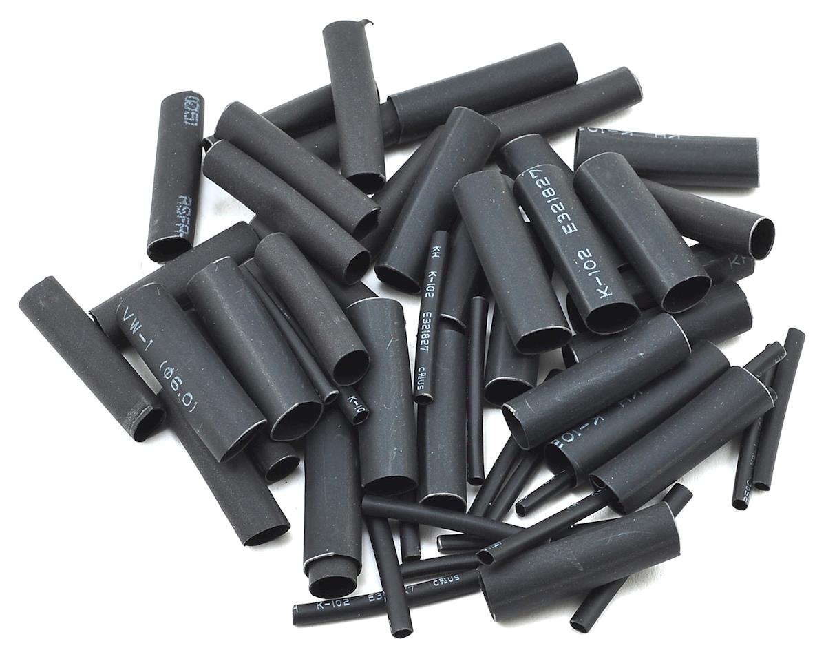 ProTek RC 1.5, 5, 6 & 8mm Shrink Tubing Assortment Pack (Black) (20) (1" Length) (PTK-5453)