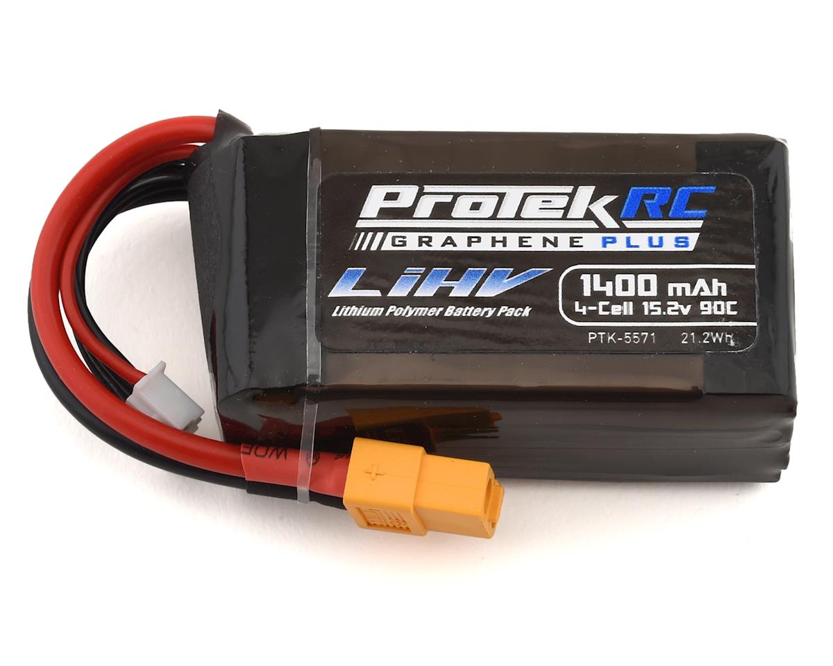 ProTek RC 4S 90C Si-Graphene + HV LiPo Battery w/XT60 Connector (15.2V/1400mAh) (PTK-5571)