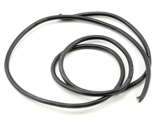 ProTek RC Silicone Hookup Wire (Black) (1 Meter) (12AWG) (PTK-5601)