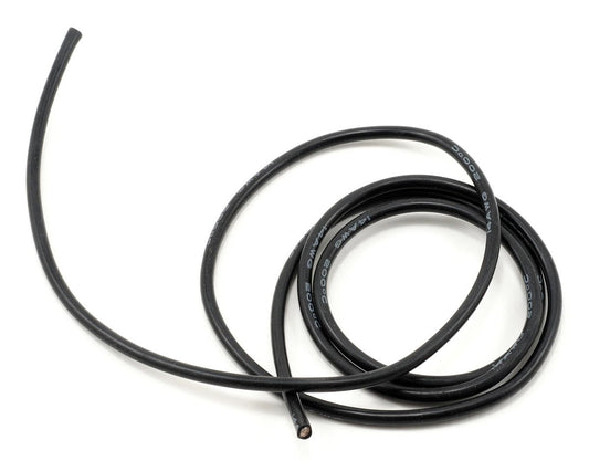 ProTek RC Silicone Hookup Wire (Black) (1 Meter) (14AWG) (PTK-5603)