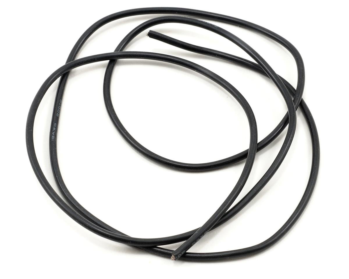ProTek RC Silicone Hookup Wire (Black) (1 Meter) (18AWG) (PTK-5607)