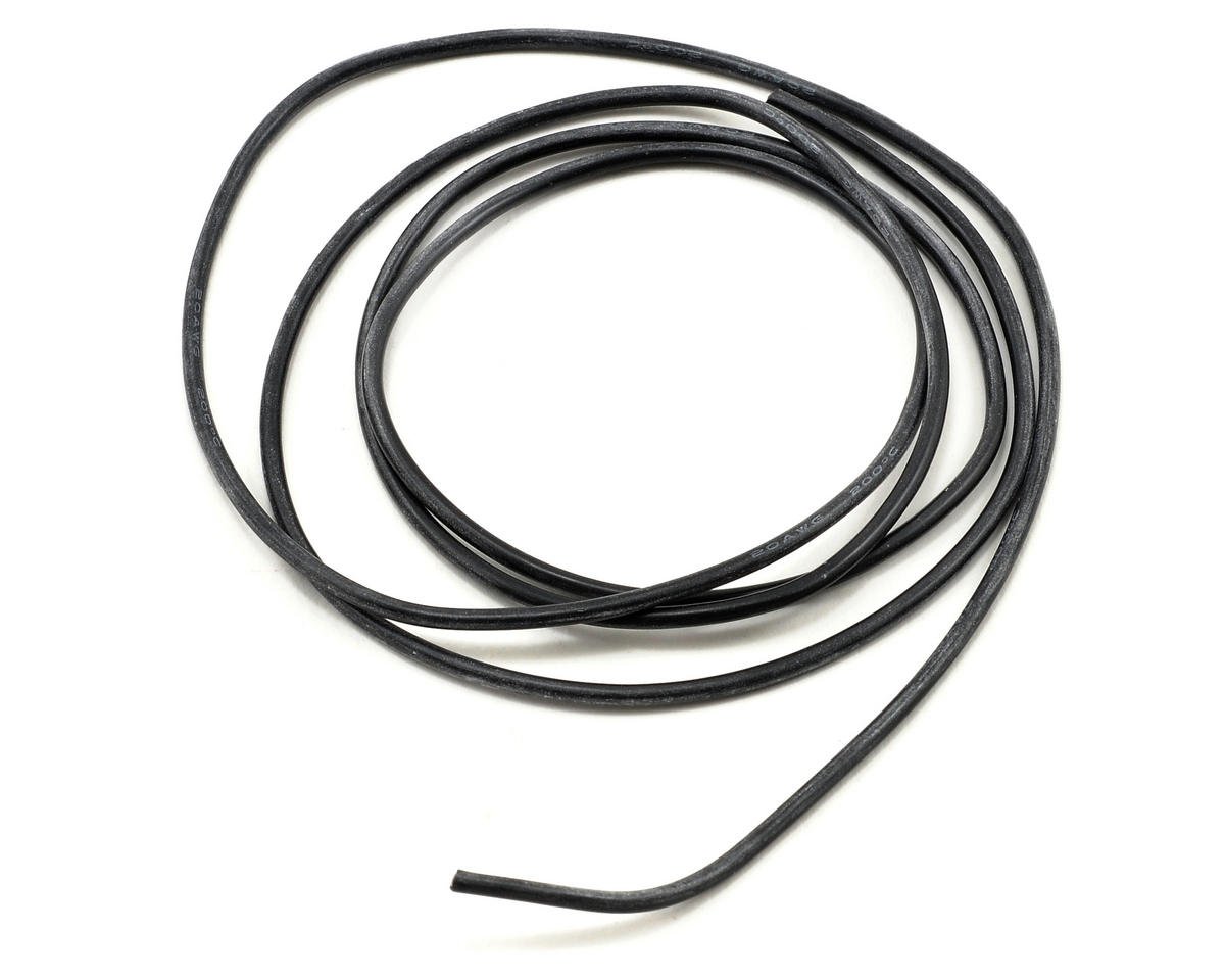 ProTek RC Silicone Hookup Wire (Black) (1 Meter) (20AWG) (PTK-5609)