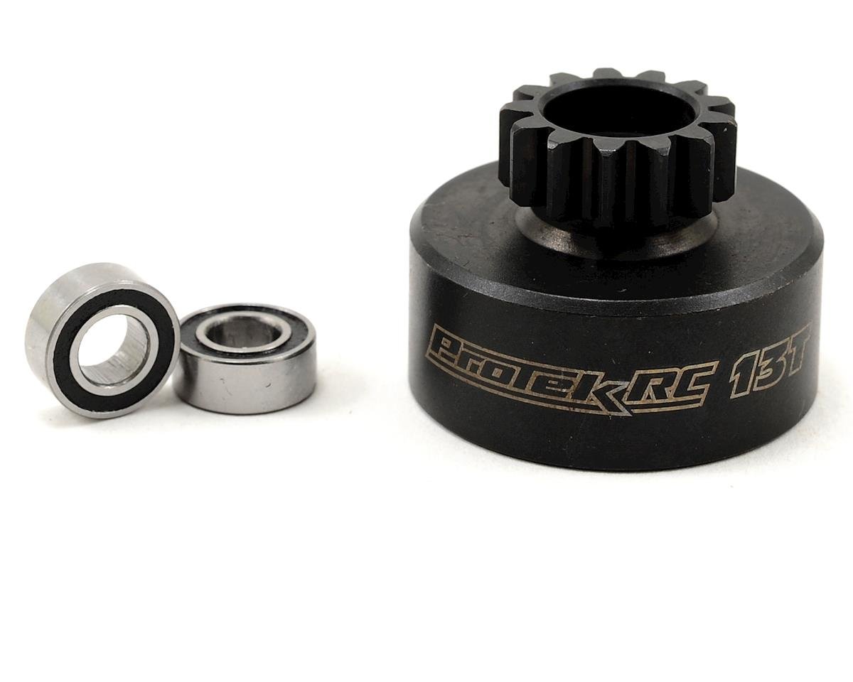 ProTek RC Hardened Clutch Bell w/Bearings (Kyosho/AE 3-Shoe) (13T) (PTK-7000)