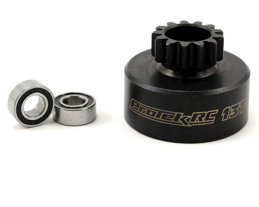 ProTek RC Hardened Clutch Bell w/Bearings (Kyosho/AE 3-Shoe) (13T) (PTK-7000)