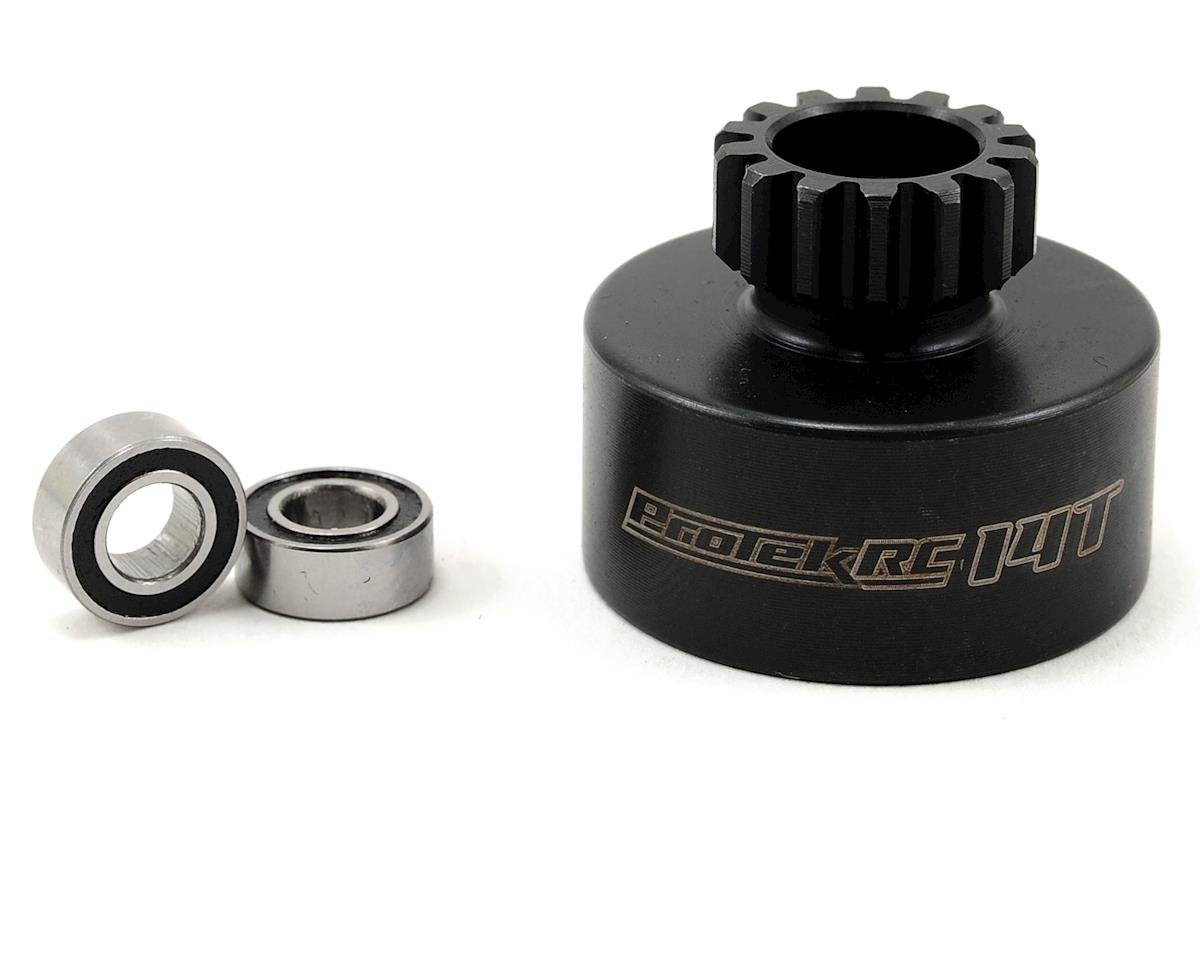 ProTek RC Hardened Clutch Bell w/Bearings (Mugen/OFNA Style) (14T) (PTK-7051)