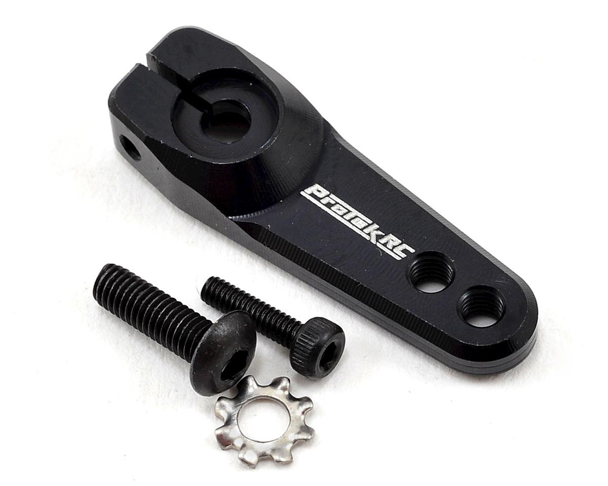 ProTek RC Aluminum Clamping Servo Horn (Black) (25T-ProTek) (PTK-7819-BK)