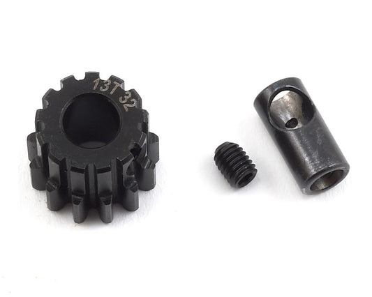 ProTek RC Steel 32P Pinion Gear w/3.17mm Reducer Sleeve (Mod .8) (5mm Bore) (13T) (PTK-8056)