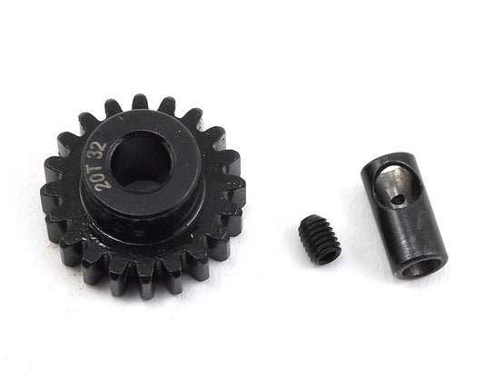 ProTek RC Steel 32P Pinion Gear w/3.17mm Reducer Sleeve (Mod .8) (5mm Bore) (20T) (PTK-8063)