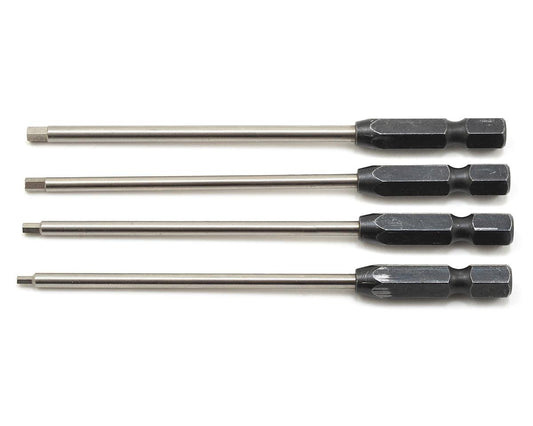 ProTek RC "TruTorque" Metric 1/4" Power Drill Tip Set (4) (1.5, 2.0, 2.5, 3.0mm) (PTK-8243)