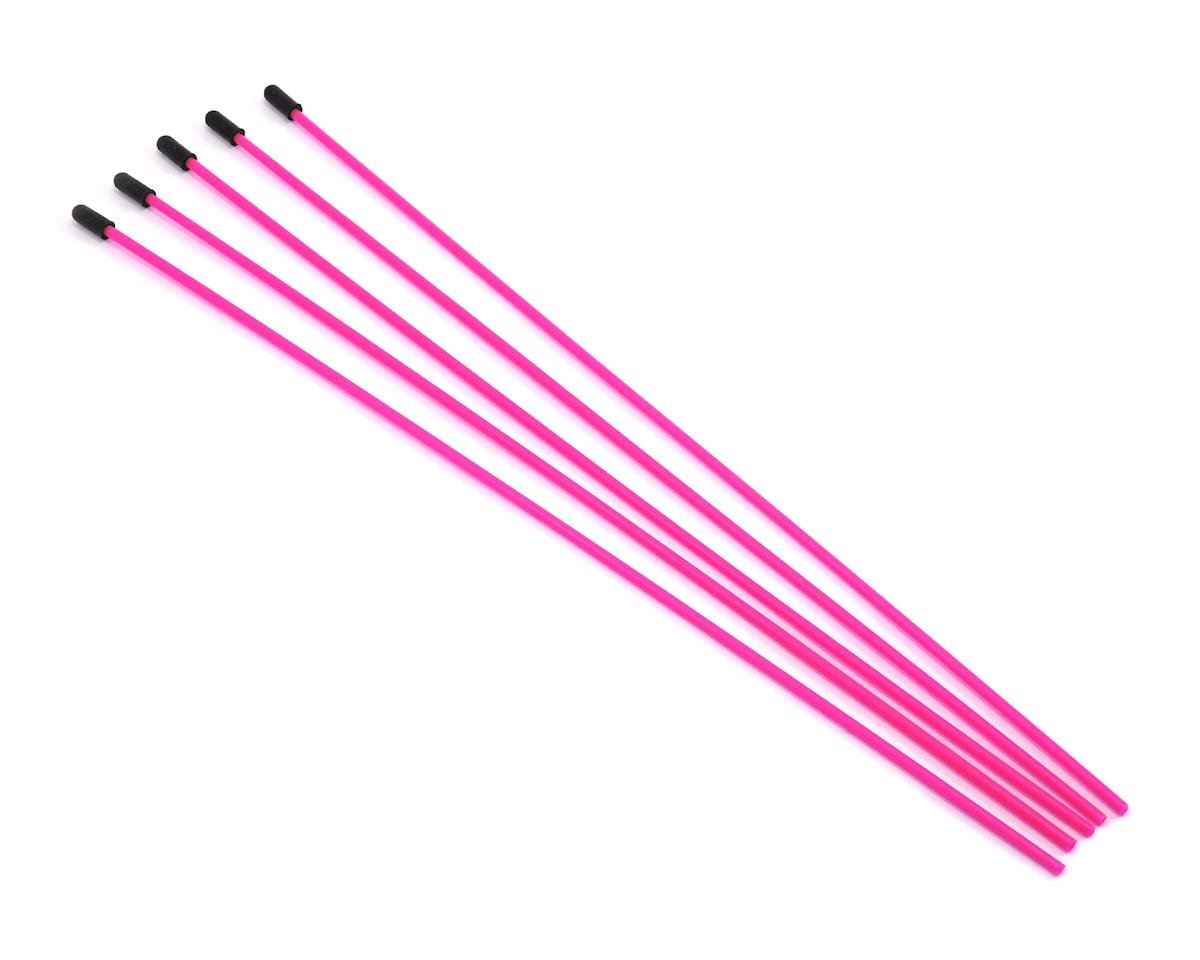 ProTek RC Antenna Tube w/Caps (Flo Pink) (5) (PTK-8351)