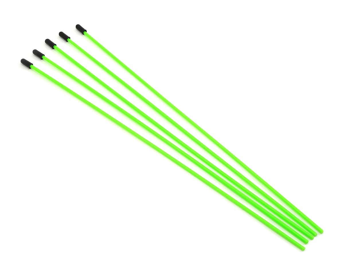 ProTek RC Antenna Tube w/Caps (Flo Green) (5) (PTK-8352)