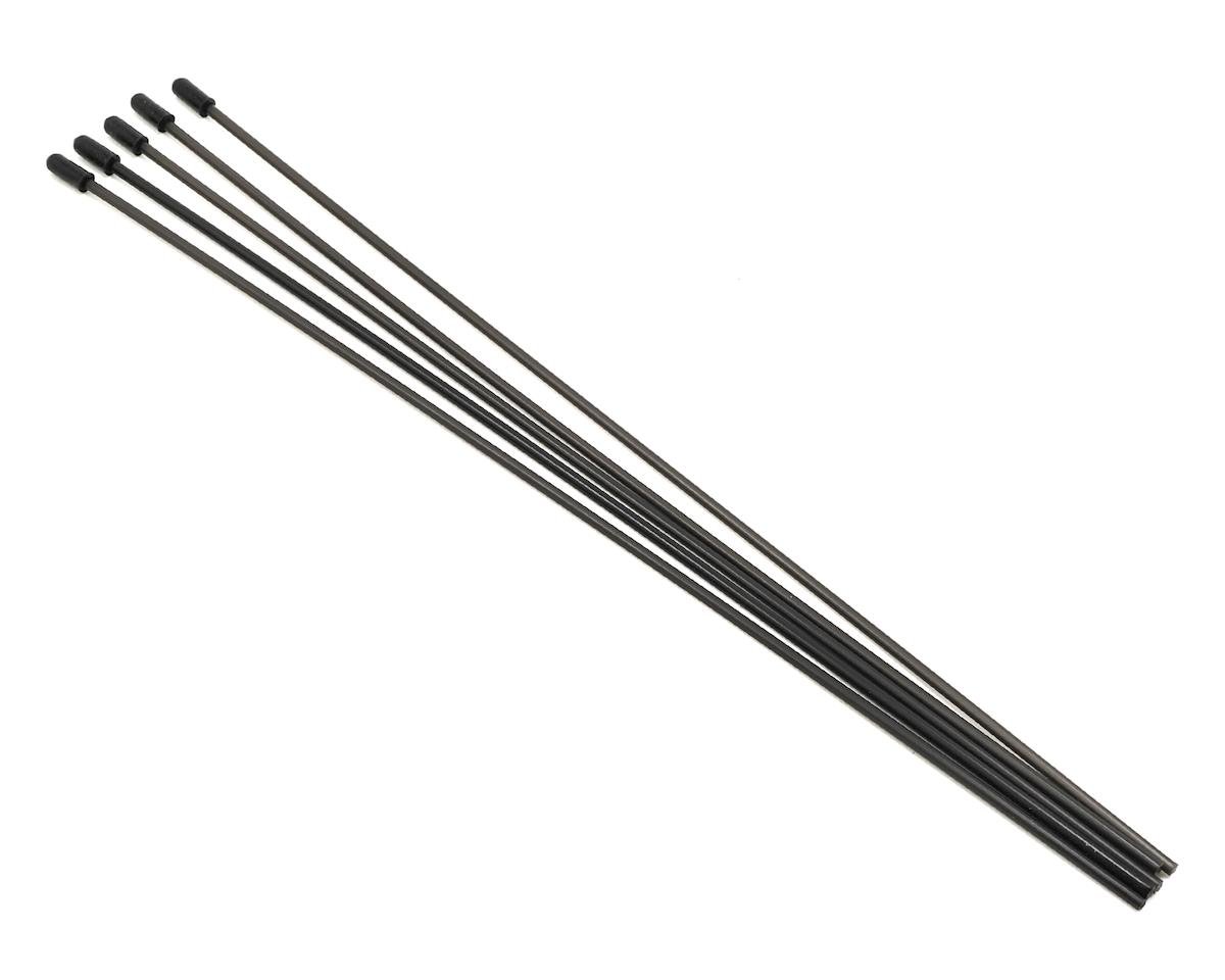 ProTek RC Antenna Tube w/Caps (Black) (5) (PTK-8353)