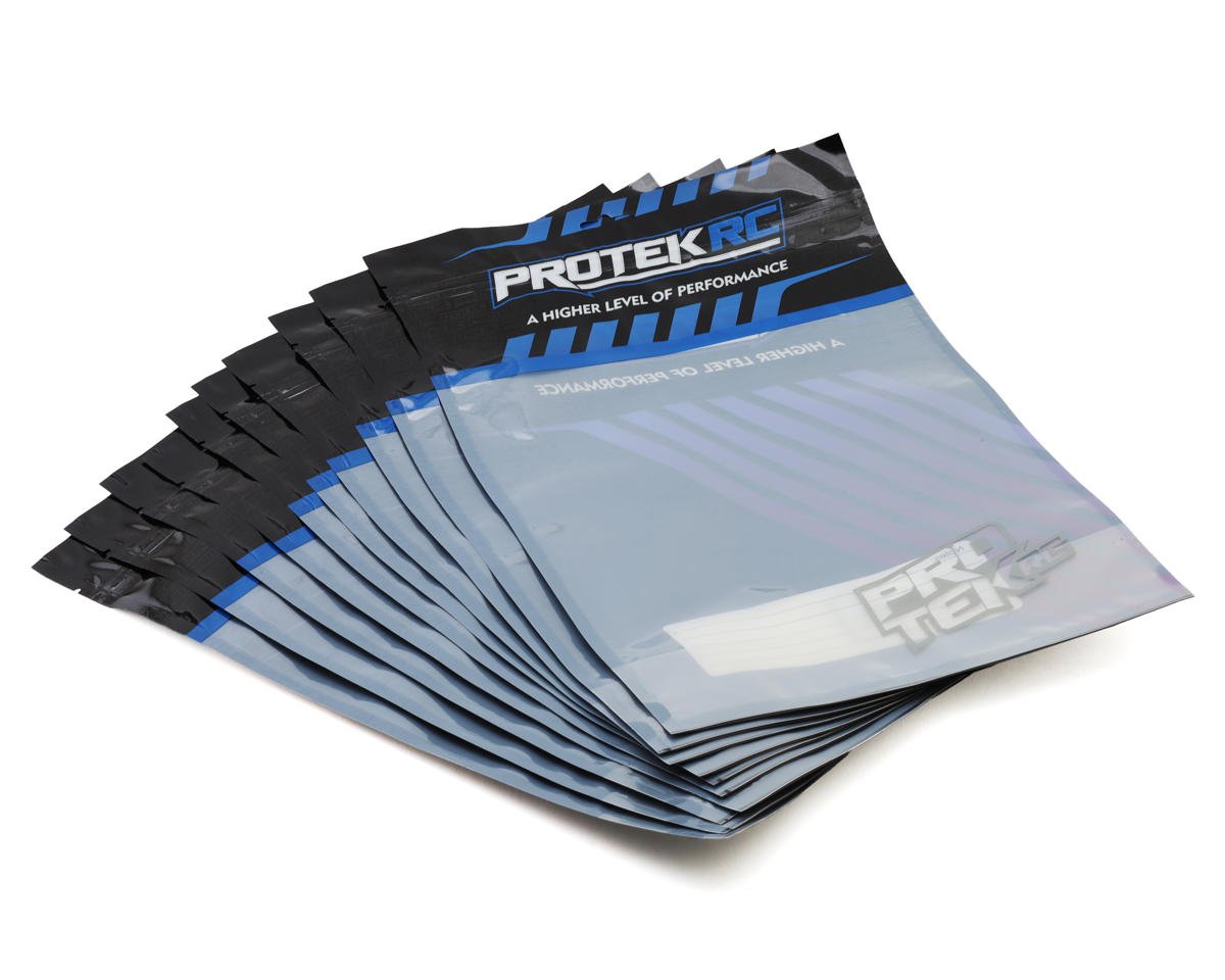 ProTek RC Resealable 1/8 Truggy Tire Storage Bags (10) (PTK-8382)