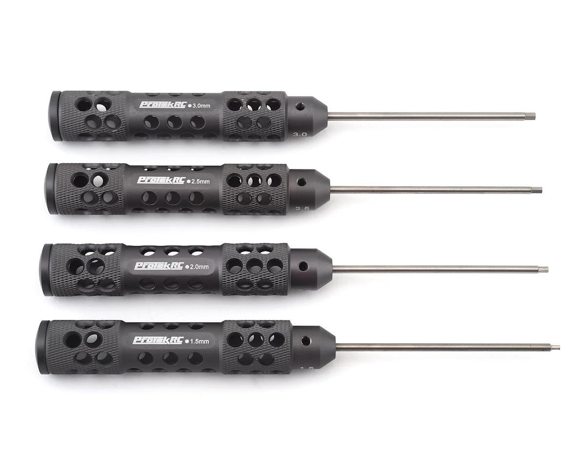 ProTek RC "TruTorque SL" Metric Hex Driver Set (4) (PTK-8416)