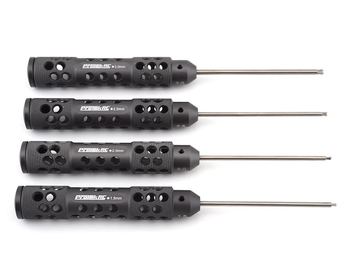 ProTek RC "TruTorque SL" Metric Ball End Hex Driver Set (4) (PTK-8417)