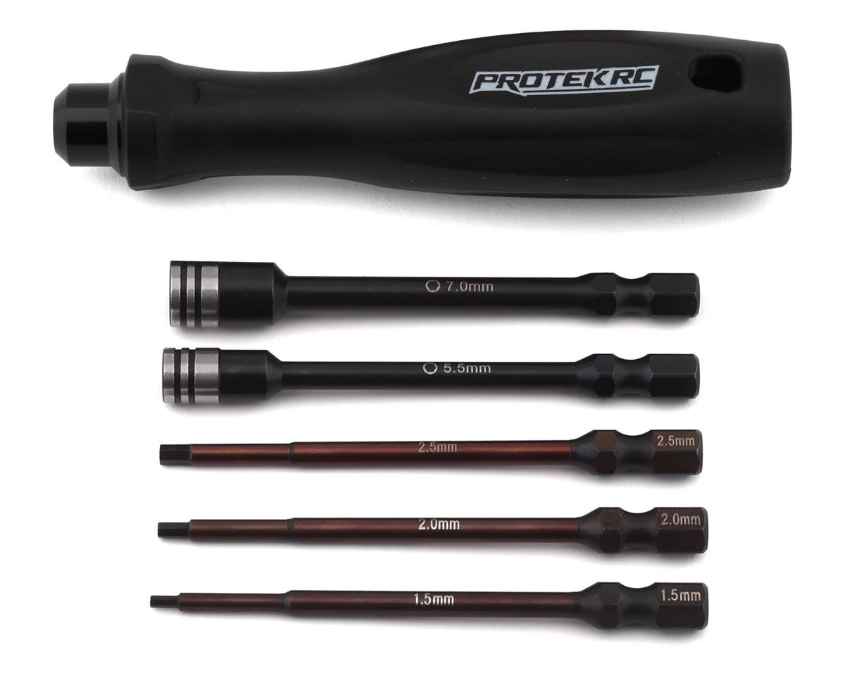 ProTek RC "TruTorque" 5-Piece 1/4" Drive Hex & Nut Driver Set (PTK-8462)