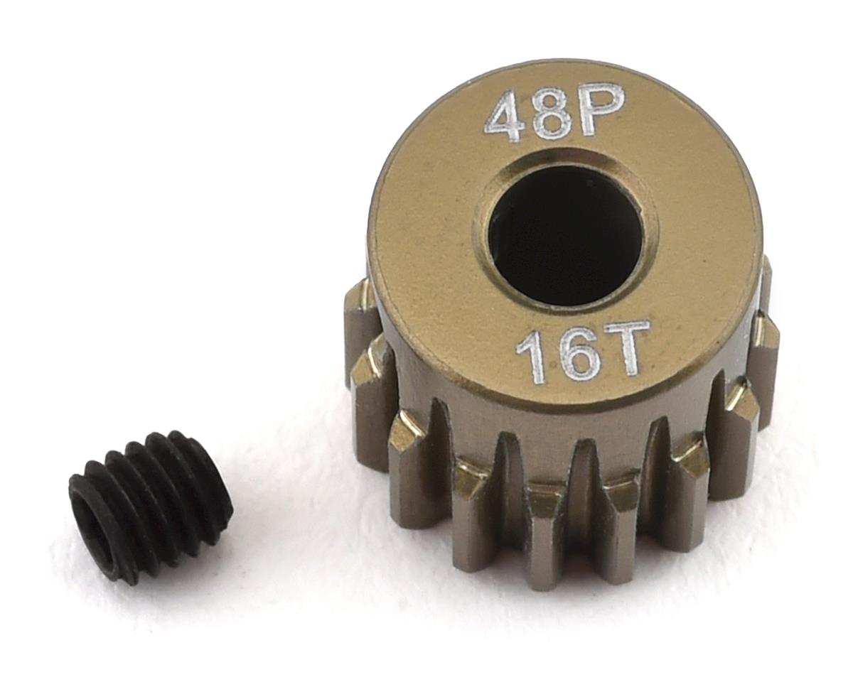 ProTek RC 48P Lightweight Hard Anodized Aluminum Pinion Gear (3.17mm Bore) (16T) (PTK-8603)
