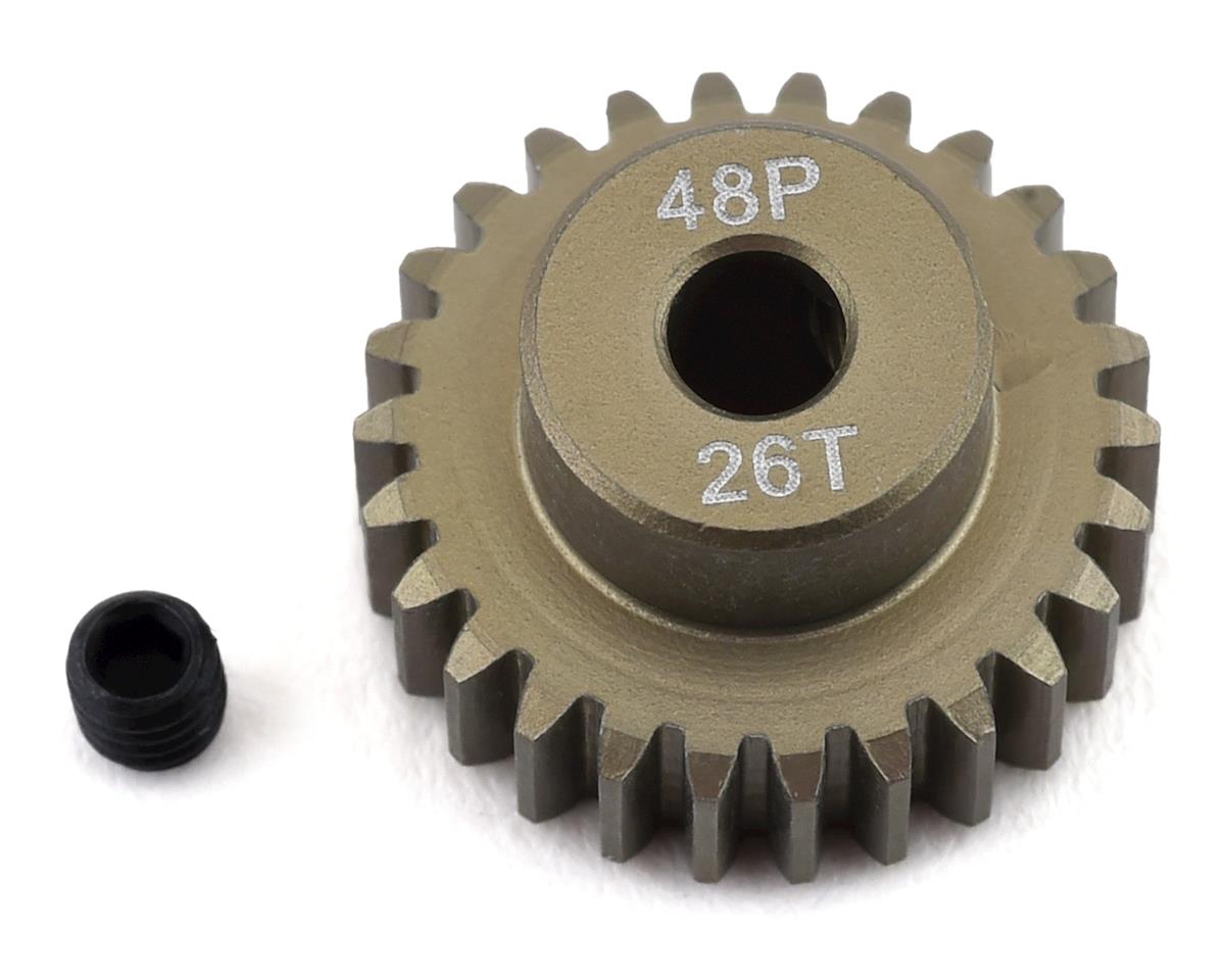 ProTek RC 48P Lightweight Hard Anodized Aluminum Pinion Gear (3.17mm Bore) (26T) (PTK-8613)