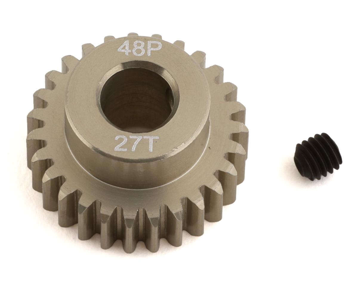 ProTek RC 48P Lightweight Hard Anodized Aluminum Pinion Gear (5.0mm Bore) (27T) (PTK-8647)