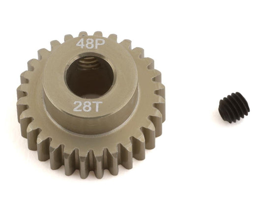 ProTek RC 48P Lightweight Hard Anodized Aluminum Pinion Gear (5.0mm Bore) (28T) (PTK-8648)