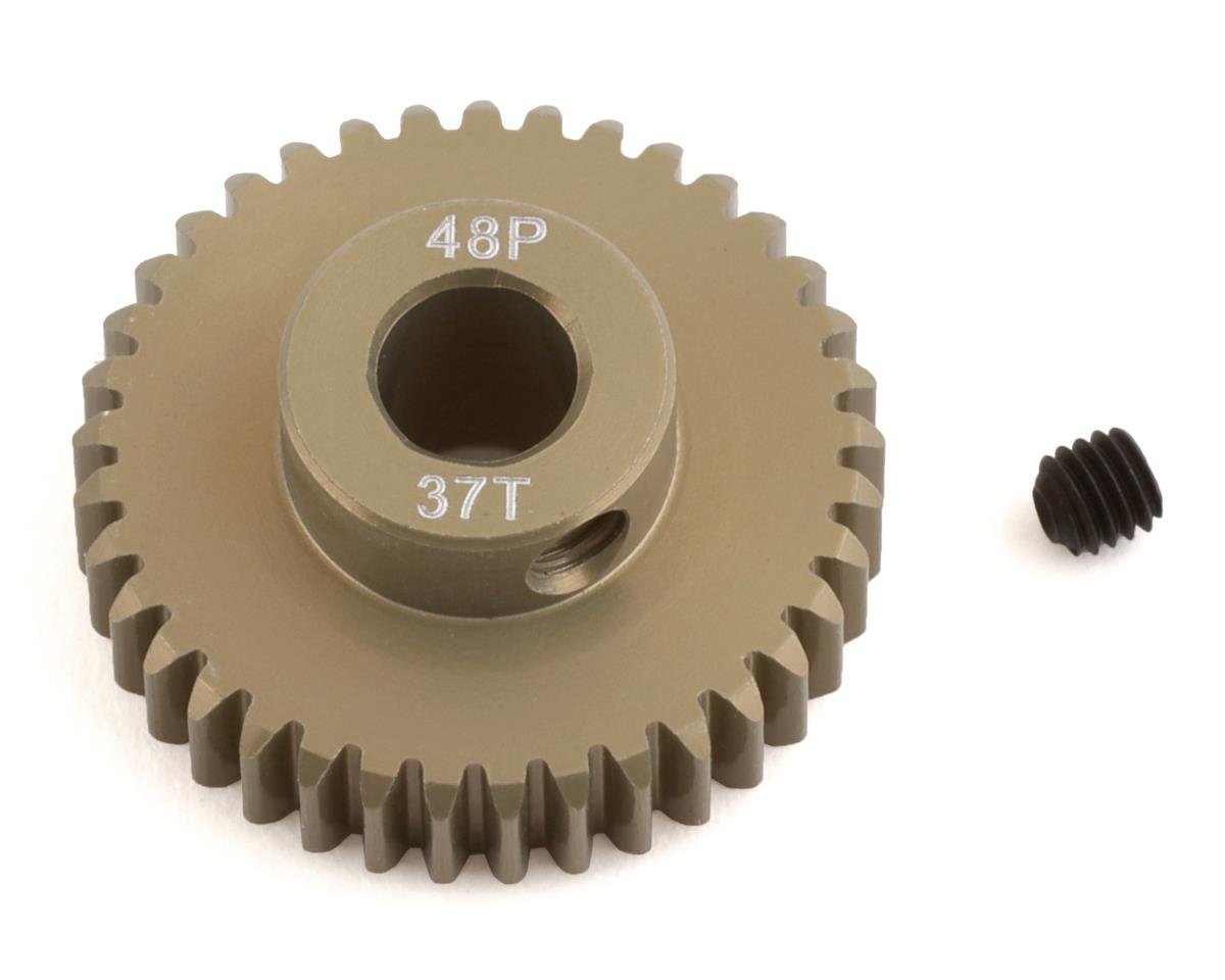 ProTek RC 48P Lightweight Hard Anodized Aluminum Pinion Gear (5.0mm Bore) (37T) (PTK-8657)