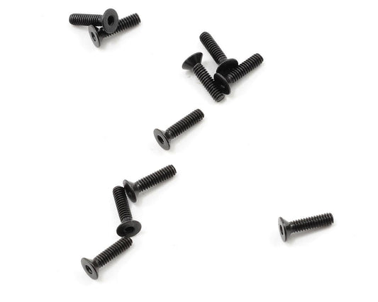 ProTek RC 2x8mm "High Strength" Flat Head Screws (10) (PTK-H-2002)