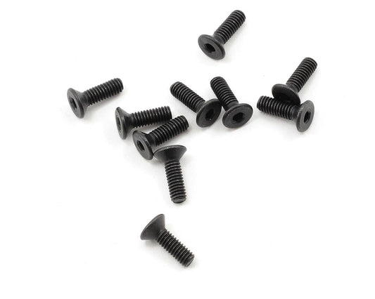 ProTek RC 2.5x8mm "High Strength" Flat Head Screws (10) (PTK-H-2102)