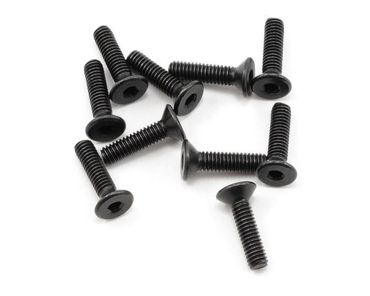 ProTek RC 2.5x10mm "High Strength" Flat Head Screws (10) (PTK-H-2103)