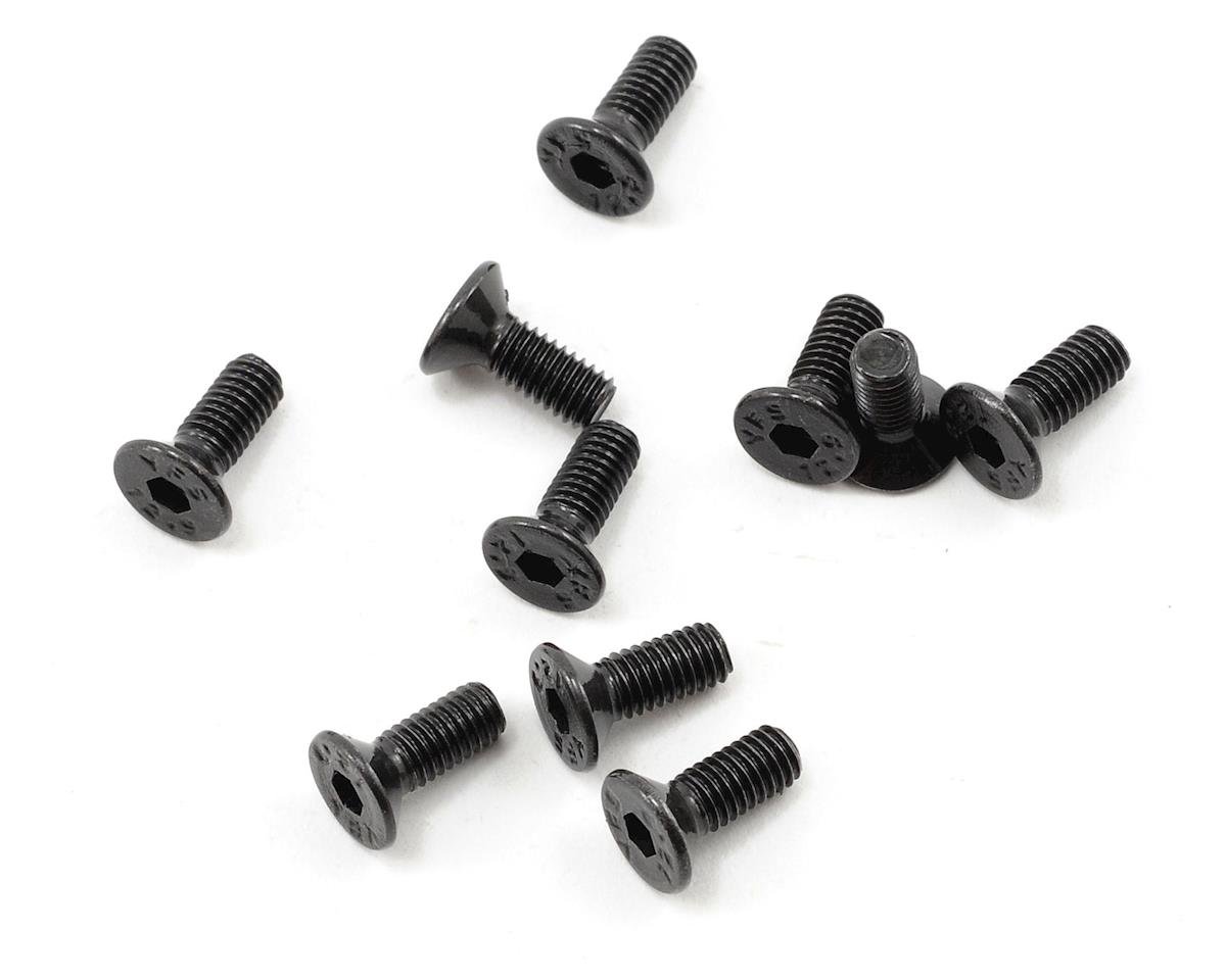 ProTek RC 3x8mm "High Strength" Flat Head Screws (10) (PTK-H-2202)