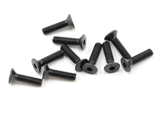 ProTek RC 3x12mm "High Strength" Flat Head Screws (10) (PTK-H-2204)