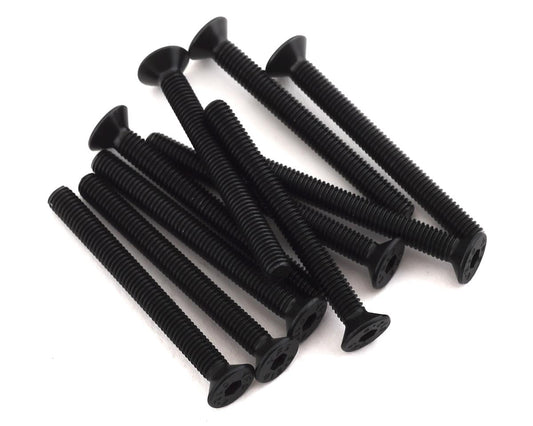 ProTek RC 3x30mm "High Strength" Flat Head Screws (10) (PTK-H-2211)