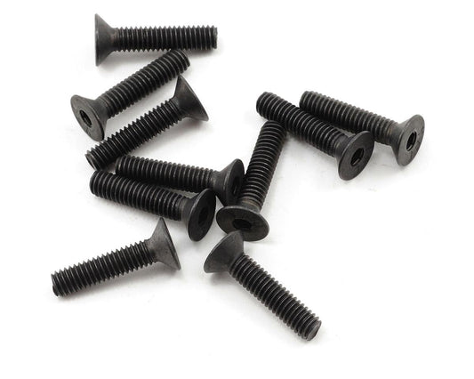 ProTek RC 4x18mm "High Strength" Flat Head Screws (10) (PTK-H-2307)