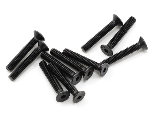 ProTek RC 4x25mm "High Strength" Flat Head Screws (10) (PTK-H-2309)
