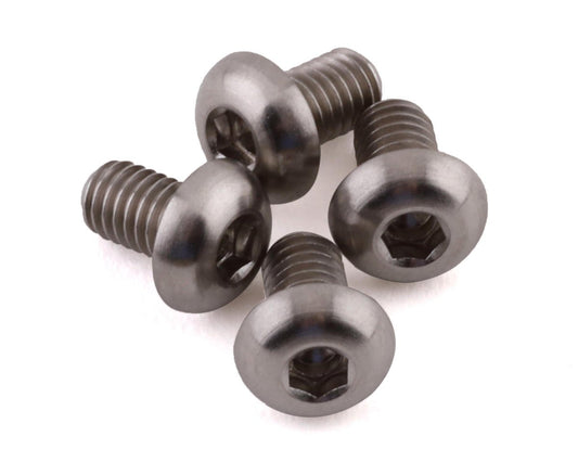 ProTek RC 3x5mm "Grade 5" Titanium Button Head Hex Screw (4) (PTK-T-5097)