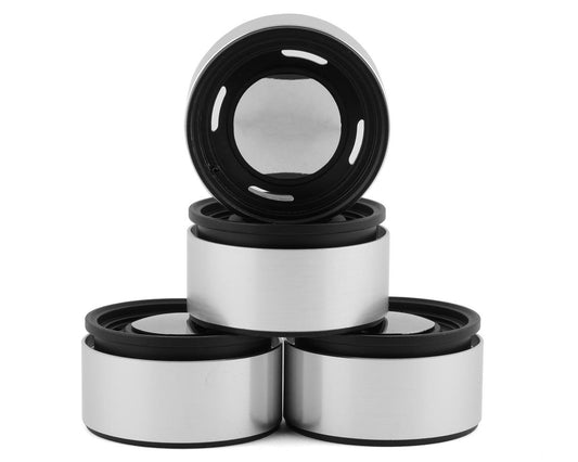 RC4WD Analog 1.9'' Aluminum CAP Wheels (Black) (RC4VVVC1305)