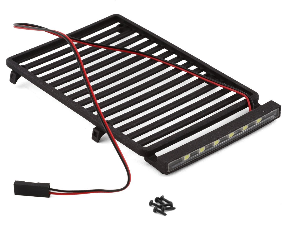 RC4WD CChand Axial SCX24 AXI00002V2T2 Flat Roof Rack w/ LED Lights (RC4VVVC1361)