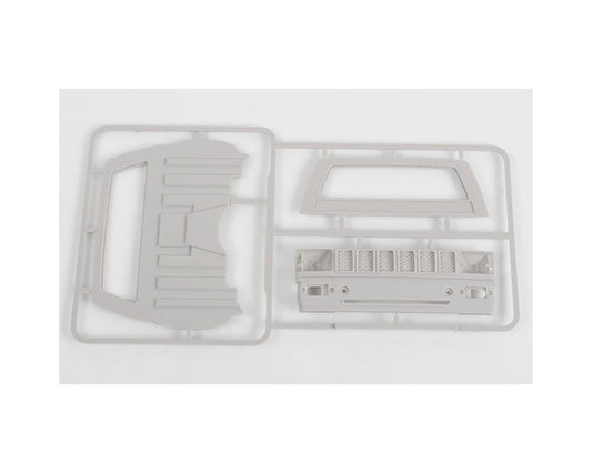 RC4WD Mojave II Cab Back Panels & Grille Parts Tree (Primer Gray) (RC4ZB0074)