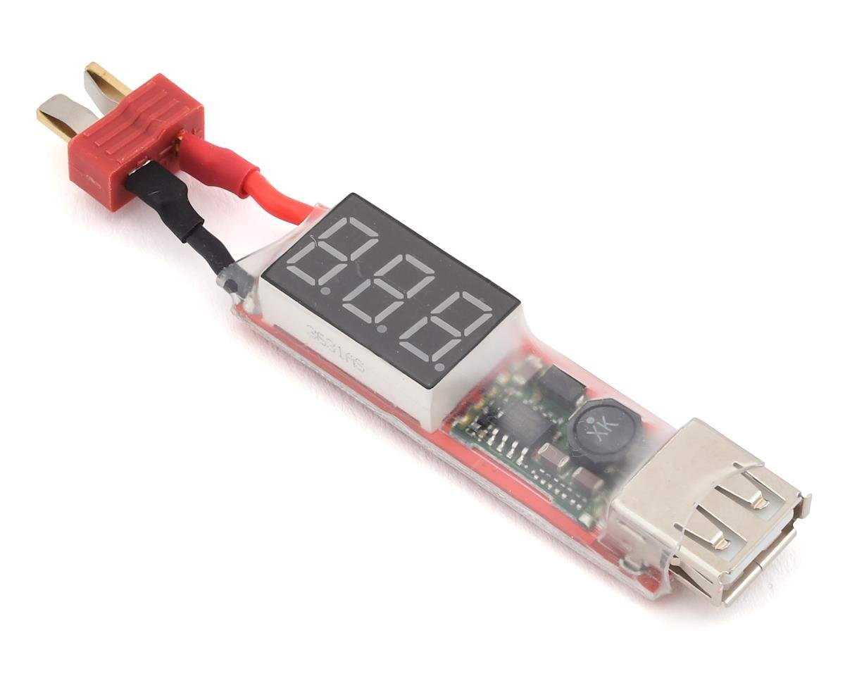 RC4WD 2S-6S USB Charging Adapter w/"T" Style Plug (RC4ZE0109)