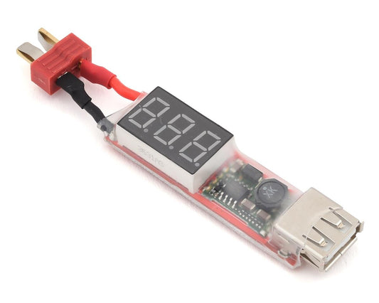 RC4WD 2S-6S USB Charging Adapter w/"T" Style Plug (RC4ZE0109)