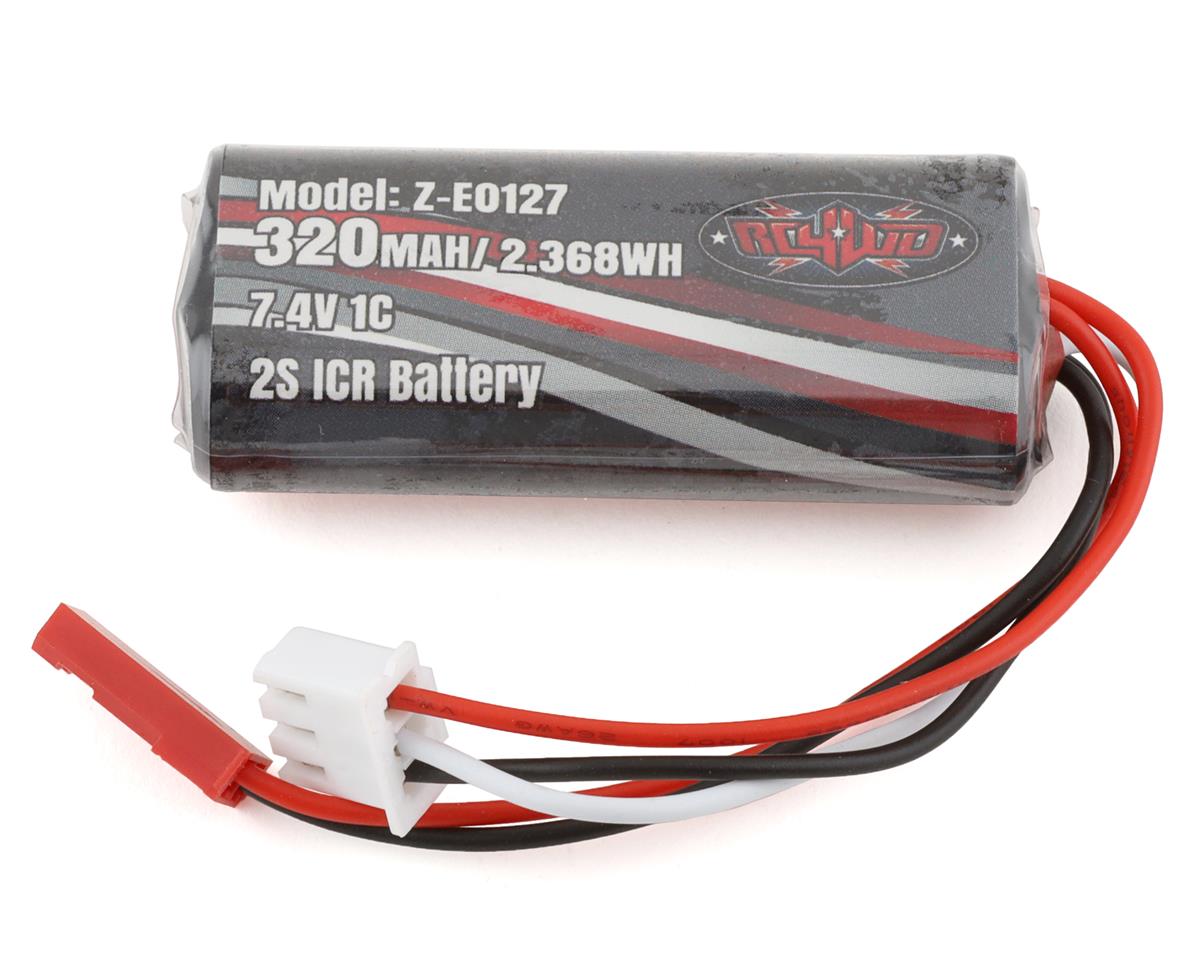 RC4WD TF2 1/24 7.4V 320mAh Lithium Ion Battery w/Balance Plug (RC4ZE0127)