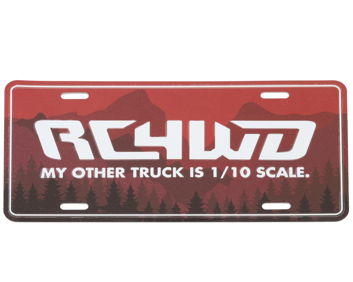 RC4WD "My Other Truck" License Plate (1/1 Scale) (RC4ZL0032)