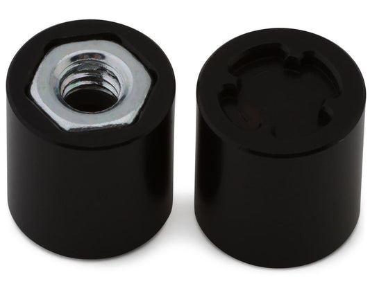 RC4WD Brass 1/8 Scale Rear Hubs (Black) (2) (5.5g) (RC4ZS0014)