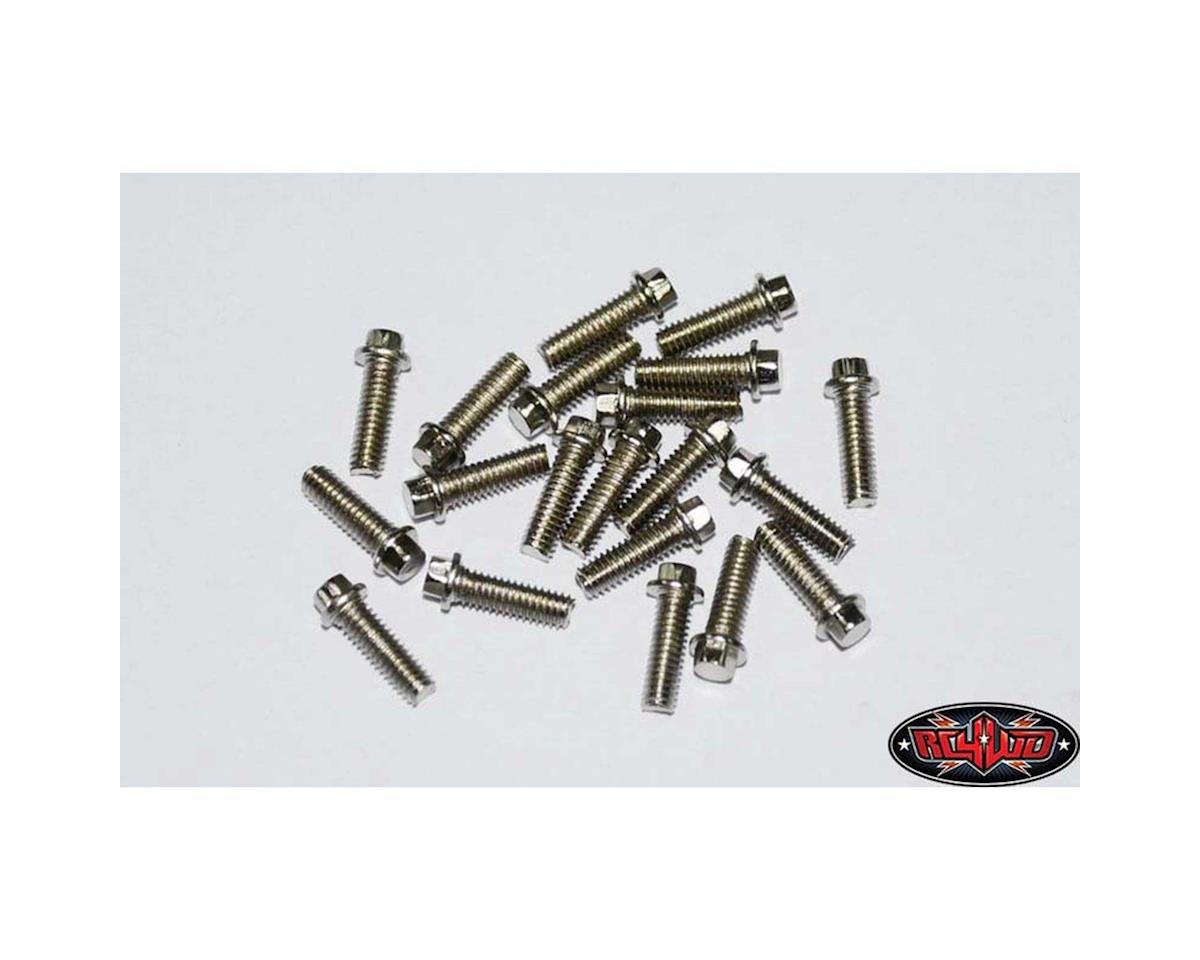 RC4WD 2.5x8mm Miniature Scale Hex Bolts (Silver) (20) (RC4ZS0418)