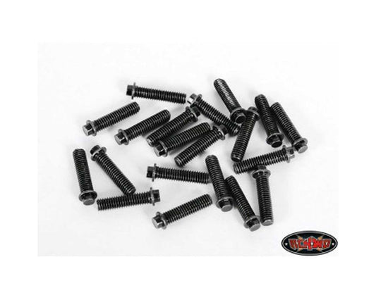 RC4WD 3x12mm Miniature Scale Hex Bolts (Black) (20) (RC4ZS0690)