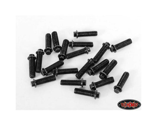 RC4WD 3x10mm Miniature Scale Hex Bolts (Black) (20) (RC4ZS0692)