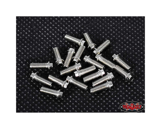 RC4WD Miniature Scale Hex Bolts M3x8mm (Silver) (RC4ZS0695)